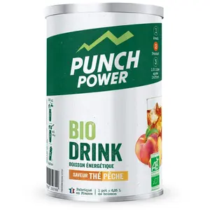 PUNCH POWER Biodrink Thé pêche - Pot 500 g pas cher