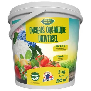 Engrais complet universel uab 777 en seau de 5 kg Star Jardin