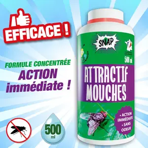 Comparateur de prix : Star jardin SNAP Attractif mouches concentré 500ml