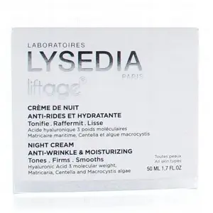 LYSEDIA Liftage crème de nuit anti-âge pot 50ml pas cher
