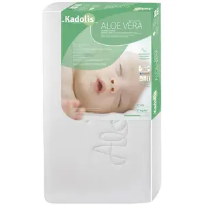 Matelas bébé Aloé R à plat BLANC Kadolis pas cher