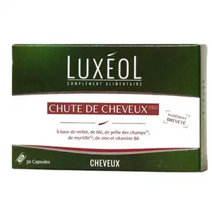 Luxéol Chute de Cheveux 30 capsules pas cher
