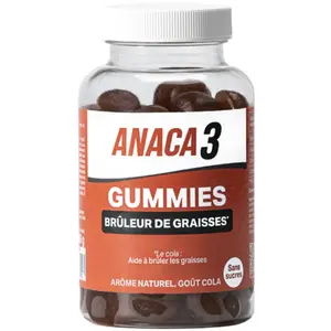 Anaca3 Gummies Brûleur de graisses x60 gummiesVendu paramazon