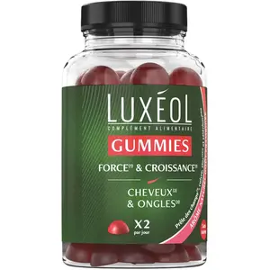 Comparateur de prix : Luxéol Gummies Force & Croissance 60 gummies