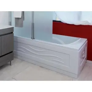 ONDEE Baignoire fany - Bac rectangulaire 170x70cm - abs et Acryl renforcé 3mm - BlancVendu parcdiscount