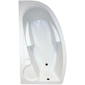 Baignoire d'angle ONDEE FANY 160x90cmG en ABS et acryl renforcé 3mm blanc