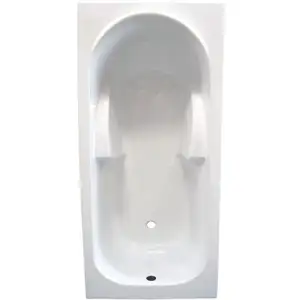 ONDEE Baignoire fany - Bac rectangulaire 140x70cm - abs et Acryl renforcé 3mm - BlancVendu parcdiscount
