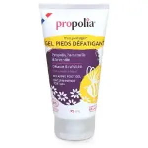 Comparateur de prix : Gel pieds défatigant certifié Bio Propolis, hamamélis & lavandin Propolia