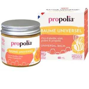 Propolia Baume universel Bio Miel, Propolis, Pollen & cire d'abeille 60 ml pas cher