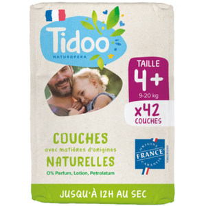 Comparateur de prix : Tidoo Couche Écolabellisée Taille 4+ (9-20kg)