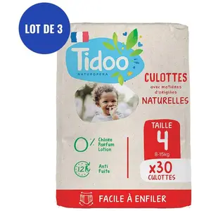 Comparateur de prix : Tidoo Culotte Écologique T4 8-15kg 30 culottes