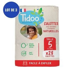 Comparateur de prix : Tidoo Culotte Écologique T5 12-18kg 28 culottes
