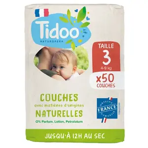 Comparateur de prix : Tidoo Couche Écolabellisée Taille 3 (4-9kg)