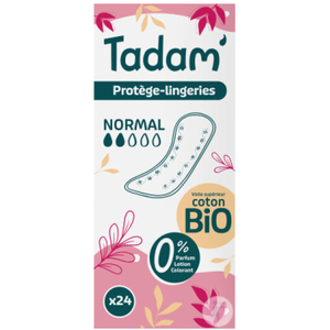 Comparateur de prix : Tadam' Hygiène Féminine Protège-Lingerie Dermo-Sensitif Normal 24 unités