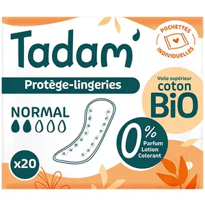 Tadam' Protège-Lingerie Dermo Sensitif Normal 20 unitésVendu paratida-santediscount