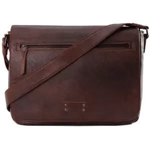 wylson Hanoi Besaces/Sacs bandoulière Hommes Marron - Unique - Besaces pas cher