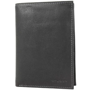 Comparateur de prix : Portefeuille en cuir mat 2 volets WYLSON Rio Noir (Noir)