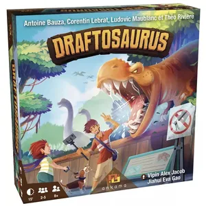 Comparateur de prix : Jeu de société - ANKAMA - Draftosaurus - Blanc - Multicolore - Mixte
