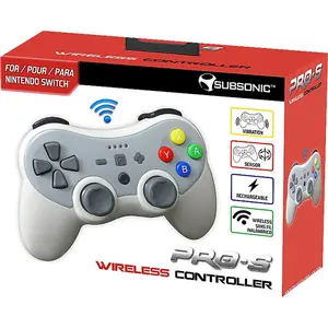 Comparateur de prix : Subsonic Manette Subsonic Sans Fil Gris Subsonic Pour Nintendo Switch