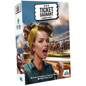 Neoludis Jeu de plateau - Ticket Gagnant - Pronostiquez les courses hippiques - 2 à 6 joueurs