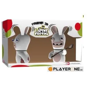 Lapins cretins - figurine 3d lapin chatie biendouble pack ( 18 cm )
