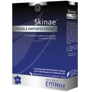 Effinov Nutrition Skinae Peaux à imperfections 30 gélules