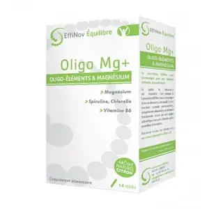 Comparateur de prix : Effinov équilibre oligo Mg+ 14 sticks