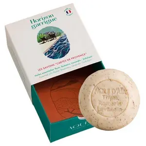Aqui d'Aïa Savon Solide Exfoliant au Thym Romarin et Lavandin Horizon Garrigue pas cher