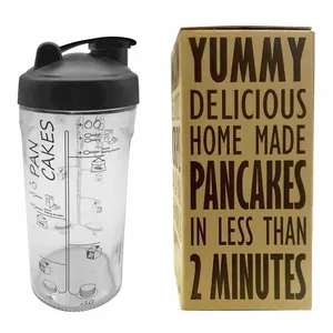 Comparateur de prix : COOKUT Miam - Shaker à crêpes et pancakes Transparent,Noir