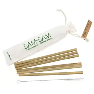 Paille COOKUT EN BAMBOU X6 pas cher