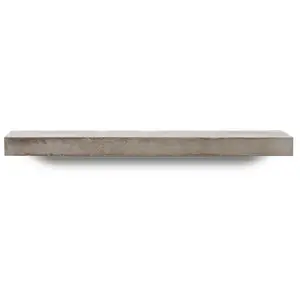 Etagère design minimaliste en béton gris - 60x12cm pas cher