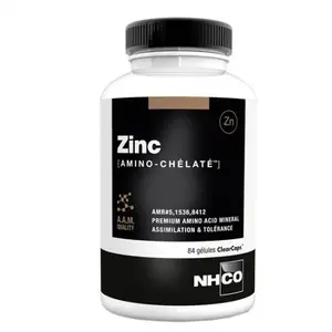 NHCO Amino-Chélaté Zinc 84 gélules pas cher