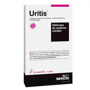 NHCO Uritis défenses du système urinaire 20 comprimés pas cher