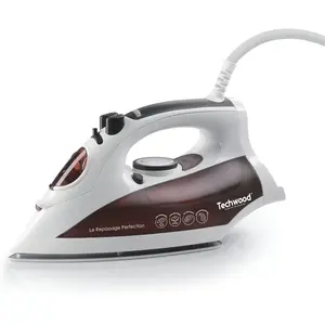 TECHWOOD TVF-2408C Fer à repasser - Blanc et Marron pas cher