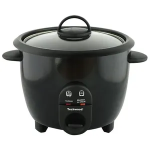 Cuiseur à riz TECHWOOD TCR-259 - Noir - Capacité 2,5L - Maintien au chaud