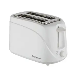 Techwood TGP-202 - Grille-pain - 2 tranche - 2 Emplacements - blanc pas cher