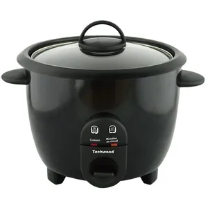 Comparateur de prix : Techwood Techwood TCR-106 - Cuiseur à riz - 1 litre - 400 Watt - noir