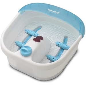 TECHWOOD TBP-1208 Balneotherapie pour pieds - Blanc/Bleu pas cher