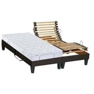 Comparateur de prix : Id Literie - Lit Electrique mousse ferme 2x80x200