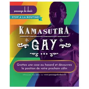 Passage du Désir Cartes à gratter Kamasutra Gay pas cher