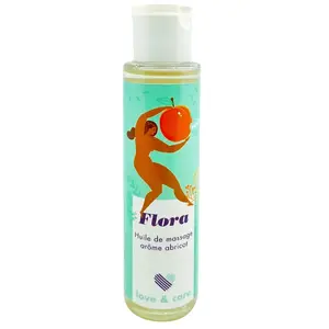 Love and Care Huile de massage abricot Bio Flora pas cher