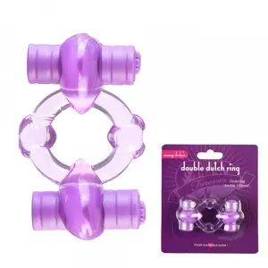 Passage du Désir Cockring double vibreur Double Dutch Ring"" pas cher