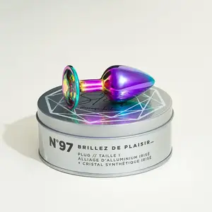 Plug métal bijou rainbow Steel - S pas cher