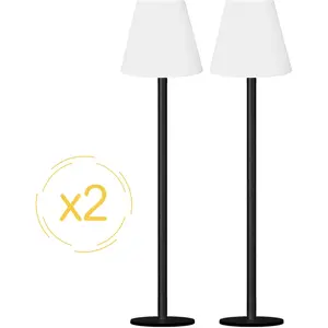 Lampadaires solaires EZIlight® Solar lamp xl - Pack de 2 lampes