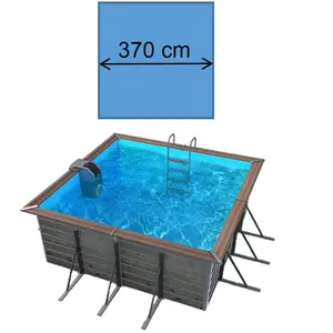Comparateur de prix : WATERCLIP Piscine egine 3,70 x 3,70 x 1,47 m