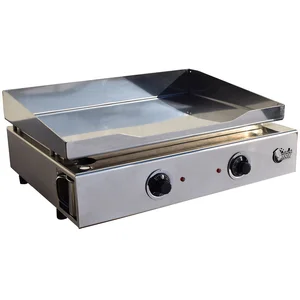 Plancha à gaz SEVILLA 2 feu - Plaque et caisson INOX - SE22RVendu pardarty