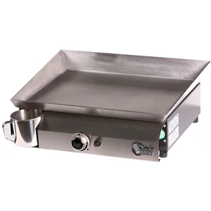 Plancha à gaz MIMA 1 feu - Plaque INOX et caisson EPOXY - MI3 pas cher
