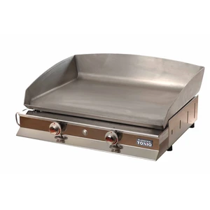 Comparateur de prix : Plancha à gaz FERIA 2 feux - Plaque et caisson INOX - FE2-2F TU