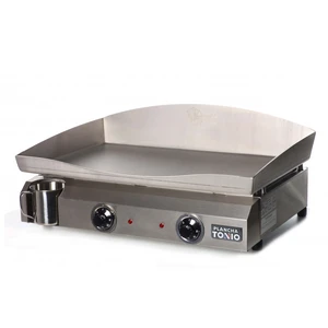 Plancha électrique ELECTICA 2 résistances - Plaque INOX - PL4 TU pas cher