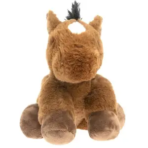 Pelucho - Peluche Bouillotte Poney - Made in France pas cher